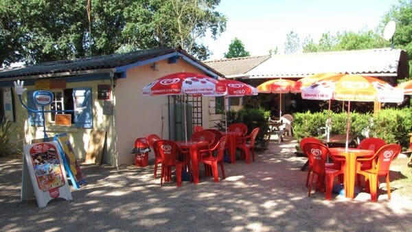 Snack bar camping convivial Landes